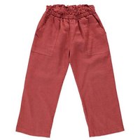 PETER JO Culotte Pants Daphne Terracotta aus Leinen