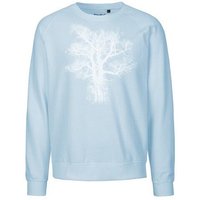 Peaces.bio - handbedruckte Biomode Bio Damen Sweatshirt Loose Fit Chestnut