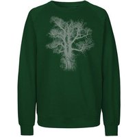 Peaces.bio - handbedruckte Biomode Bio Damen Sweatshirt Loose Fit Chestnut