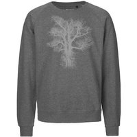 Peaces.bio - handbedruckte Biomode Bio Damen Sweatshirt Loose Fit Chestnut