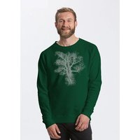 Peaces.bio - handbedruckte Biomode Bio Herren-Sweatshirt Chestnut