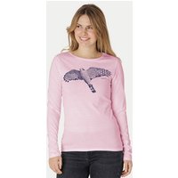 Peaces.bio - handbedruckte Biomode Bio-Damen-Langarmshirt Sperber