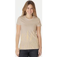 Peaces.bio - handbedruckte Biomode Damen Fit T-Shirt Gräservielfalt