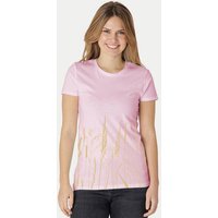 Peaces.bio - handbedruckte Biomode Damen Fit T-Shirt Gräservielfalt