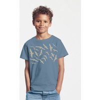 Peaces.bio - handbedruckte Biomode Bio-Kinder T-Shirt Möwen