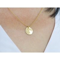 renna deluxe Mond Kette Gold – beidseitiges Motiv