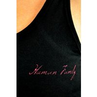 Körperbetontes Tanktop von Human Family "Attention Basic" aus Bio-Baumwolle