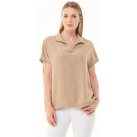 ORGANICATION Bluse aus LENZING ECOVERO und Leinen