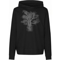 Peaces.bio - handbedruckte Biomode Damen Jersey-Hoodie Chestnut