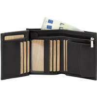 Simaru Echtleder Geldbeutel für Herren,Portemonnaie mit RFID-Schutz
