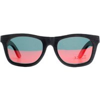 pandoo Bambus Sonnenbrille Unisex | polarisiert & UV400 | Blau | Türkis | Orange