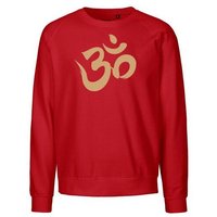Peaces.bio - handbedruckte Biomode Bio Damen Sweatshirt Loose Fit Om