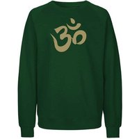Peaces.bio - handbedruckte Biomode Bio Damen Sweatshirt Loose Fit Om