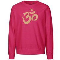 Peaces.bio - handbedruckte Biomode Bio Damen Sweatshirt Loose Fit Om
