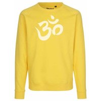 Peaces.bio - handbedruckte Biomode Bio Damen Sweatshirt Loose Fit Om