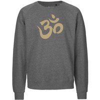 Peaces.bio - handbedruckte Biomode Bio Damen Sweatshirt Loose Fit Om