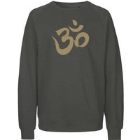 Peaces.bio - handbedruckte Biomode Bio Herren Sweatshirt Om