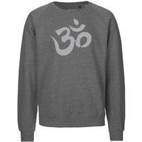 Peaces.bio - handbedruckte Biomode Bio Herren Sweatshirt Om