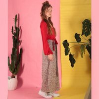 ManduTrap Wickelhose „Pamina“ aus Bio-Baumwolle – Mint mit Paisleymuster