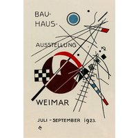 Photocircle Poster / Leinwandbild - Bauhaus Ausstellung Vintage Poster