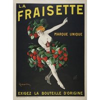 Photocircle Wandbild / Kunstdruck / Poster / Leinwand - Leonetto Cappiello: La Fraisette
