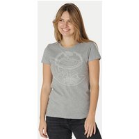 Peaces.bio - handbedruckte Biomode Bio-Damen-T-Shirt "Weltenesche"