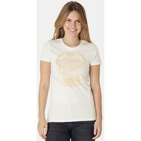 Peaces.bio - handbedruckte Biomode Bio-Damen-T-Shirt "Weltenesche"