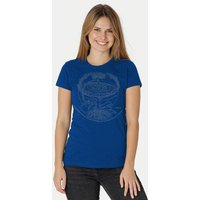 Peaces.bio - handbedruckte Biomode Bio-Damen-T-Shirt "Weltenesche"