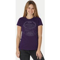 Peaces.bio - handbedruckte Biomode Bio-Damen-T-Shirt "Weltenesche"