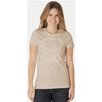 Peaces.bio - handbedruckte Biomode Bio-Damen-T-Shirt "Weltenesche"