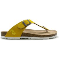 Vegane thies ® Eco Bio Thong Sandale aus rec. PET mit Kork-Tieffussbett