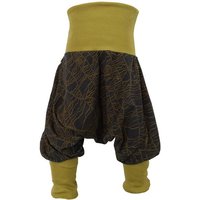 liebewicht Yogahose Pumphose Bio Jersey "KaktusHerz" mit Bündchen nach Wahl