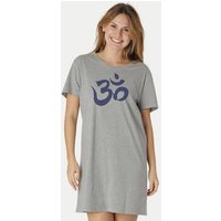 Peaces.bio - handbedruckte Biomode Longshirt "Om" Damen