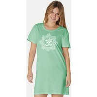 Peaces.bio - handbedruckte Biomode Longshirt Classic Om Damen