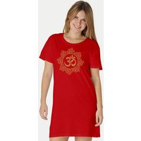 Peaces.bio - handbedruckte Biomode Longshirt Classic Om Damen