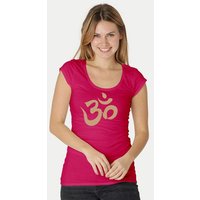 Peaces.bio - handbedruckte Biomode Roundneck Shirt Damen OM