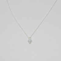 fejn jewelry Kette 'gemstone' mit Perlenanhänger Silber/vergoldet