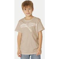Peaces.bio - handbedruckte Biomode Bio-Kinder T-Shirt Sperber