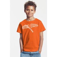 Peaces.bio - handbedruckte Biomode Bio-Kinder T-Shirt Sperber