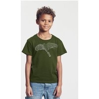 Peaces.bio - handbedruckte Biomode Bio-Kinder T-Shirt Sperber