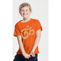Peaces.bio - handbedruckte Biomode Bio-Kinder T-Shirt Om