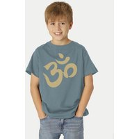 Peaces.bio - handbedruckte Biomode Bio-Kinder T-Shirt Om