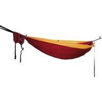 Hideaway Outfitters Doppel Reisehängematte aus atmungsaktiver Fallschirmseide inklusive Baumgurte und Karabiner Hideaway Outfitters Doppel Reisehängematte aus atmungsaktiver Fallschirmseide inklusive Baumgurte und Karabiner