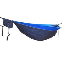 Hideaway Outfitters Doppel Reisehängematte aus atmungsaktiver Fallschirmseide inklusive Baumgurte und Karabiner Hideaway Outfitters Doppel Reisehängematte aus atmungsaktiver Fallschirmseide inklusive Baumgurte und Karabiner