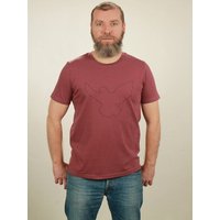 NATIVE SOULS T-Shirt Herren - Dove - berry