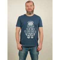 NATIVE SOULS T-Shirt Herren - Inka - dark blue