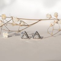 Eppi Dreieckige Ohrstecker 2in1 mit Lab Grown Diamanten Macie