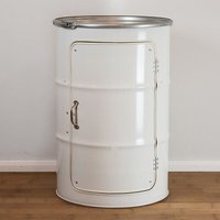 Lockengelöt Schränk - Der Schrank aus einem Ölfass Lockengelöt Schränk - Der Schrank aus einem Ölfass