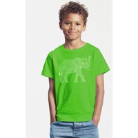 Peaces.bio - handbedruckte Biomode Bio-Kinder T-Shirt "Babyelefant"