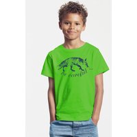 Peaces.bio - handbedruckte Biomode Bio-Kinder T-Shirt Be Careful